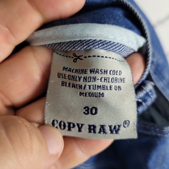 COPY RAW | denim sequin Donald Duck disney cropped cuffed jeans - Picture 10 of 11